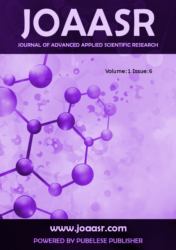 					View Vol. 1 No. 6 (2016): JOURNAL OF ADVANCED APPLIED SCIENTIFIC RESEARCH (JOAASR)
				
